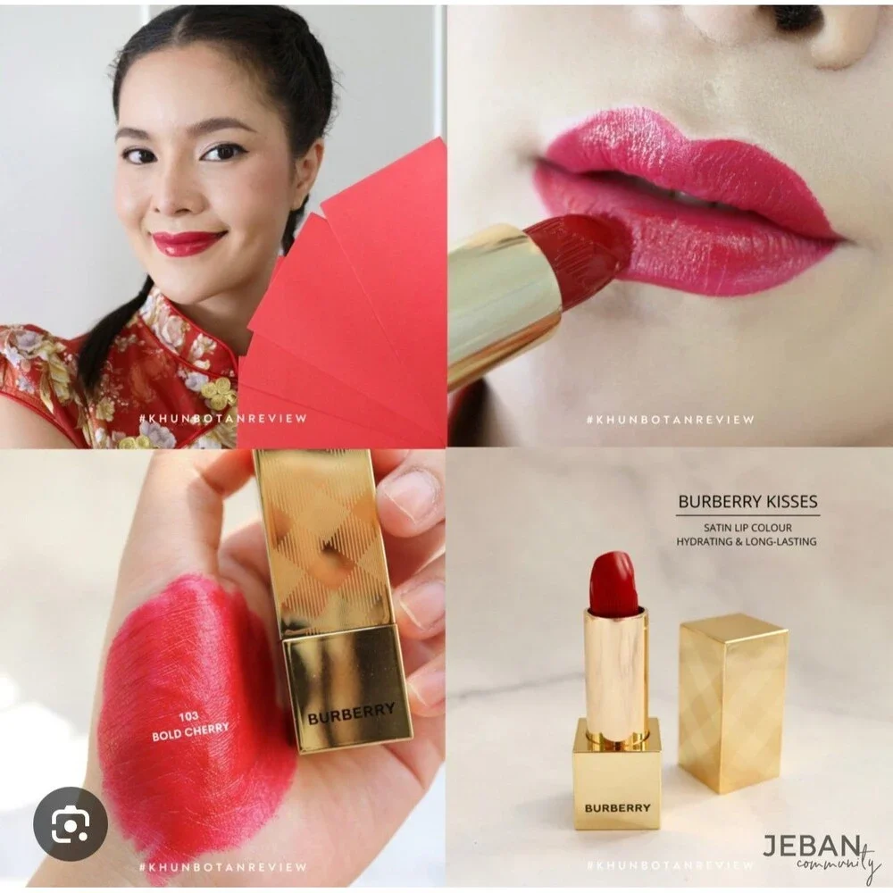 Burberry kisses Bold Cherry Lipstick